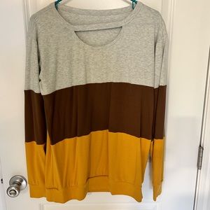 Long sleeve tunic top